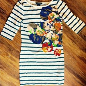- French Connection - Geo-floral T-shirt Dress